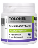 Tri Tolonen Sinkkiasetaatti 15 mg, 60 kpl
