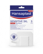 Hansaplast Sensitive laastari 3XL (10 x 15cm) 5 kpl