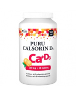 Puru Calsorin 500mg + D3 20mcg 100 purutabl
