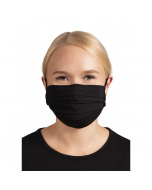 PT Kasvomaski mikrokuidusta, musta, 2kpl