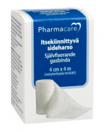 Pharmacare Itsekiinnittyvä Sideharso 4 cm x 4 m