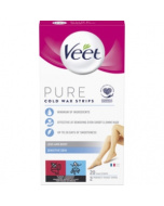 Veet Pure kylmävahaliuskat jalat 20kpl