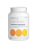 Apteq C+D+Sinkki 90 purutabl