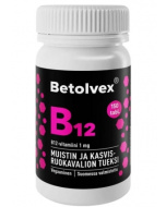 Betolvex 1 mg B12-vitamiini 150 tablettia