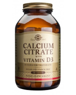 Solgar Kalsiumsitraatti + D3, 240 tabl.