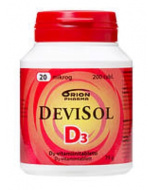 Devisol 20 mikrog. 200 tabl. imeskelytabletti