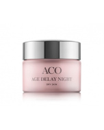 ACO Face Age Delay Night Cream Dry Skin hajustettu 50 ml