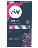Veet Expert Kylmävahaliuskat Bikini&kainalo 16kpl