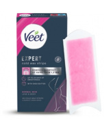 Veet Expert Kylmävahaliuskat Vartalo&jalat normaalille iholle 40 kpl