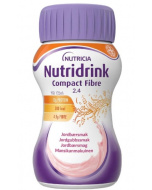 Nutridrink Compact Fiber Mansikka 4x125 ml