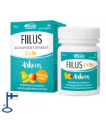 Fiilus arkeen C+Zn hedelmäinen 30 purutabl