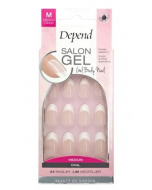 Depend Salon Gel Nude Oval irtokynnet 24 kpl