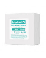 Medrull Non woven swabs kuitutaitos 4 krs 7,5cm x 7,5cm 50kpl
