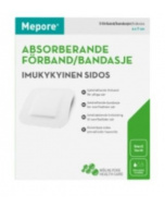 Mepore kiinnittyvä sidos 9x10 cm 5 kpl
