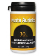 Musta Aurinko D3 30 µg 60 tabl