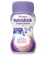 Nutridrink Compact 2.4 Protein Punaiset marjat 4 x 125 ml