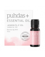 Puhdas+ 100% eteerinen jasmiini öljy 10 %, 10 ml