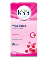 Veet Waxstrips Normal Hud, 20 st 