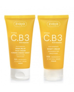 Ziaja C.B3 wake me up päivävoide 50 ml + yövoide-naamio 50 ml setti