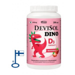 Devisol Dino Mansikka 10mg, 200 purutabl