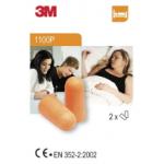 3M 1100 Korvatulpat vaahtomuovi, 2 paria