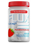 FLUX STRAWBERRY FLUORITABLETTI 250 MCG 100 IMESKELYTABL