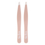 So Eco Duo Tweezer Set Rose Gold pinsettisetti 2 kpl