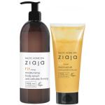 Ziaja Baltic Home Spa Fit kosteuttava vartaloseerumi 400 ml + mikrokuorinta 190 ml
