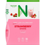 Nutrilett 10x35g VLCD Strawberry Shake painonhallintaan tarkoitettu ruokavalionkorvike