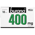 BURANA 400 mg 10 kpl tablettia, kalvopääll