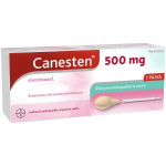 CANESTEN 500 mg 1 fol emätinpuikko, kaps, pehmeä
