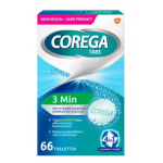 Corega Tabs 3 Minutes proteesinpuhdistus, 66 kpl