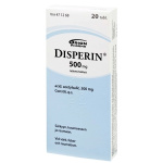 DISPERIN 500 mg 20 fol tabl