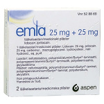 EMLA 25/25 mg 2x1 kpl lääkelaastari yksittäispakattu