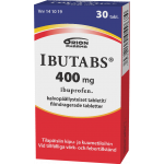IBUTABS 400 mg 30 fol tabl, kalvopääll