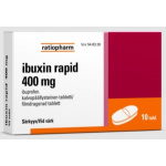 IBUXIN RAPID 400 mg 10  tablettia, kalvopääll