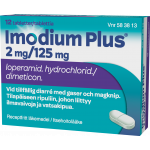 IMODIUM PLUS 2/125 mg 12 tablettia