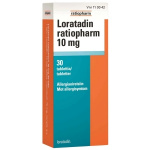 LORATADIN RATIOPHARM 10 mg 30 fol tabl