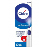 OTRIVIN SÄILYTYSAINEETON 1 mg/ml 10 ml nenäsumute, liuos, Khone-pumppu