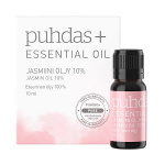 Puhdas+ 100% eteerinen jasmiini öljy 10 %, 10 ml
