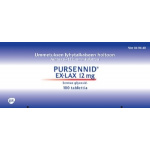 PURSENNID EX-LAX 12 mg 100 fol tabl, päällystetty