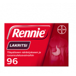 RENNIE LAKRITSI 96  imeskelytablettia
