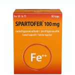 SPARTOFER 100 mg 50 fol kaps, kova