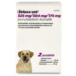 Veloxa vet 525 mg / 504 mg / 175 mg 2 fol purutabletti