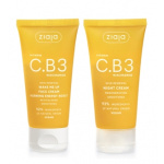 Ziaja C.B3 wake me up päivävoide 50 ml + yövoide-naamio 50 ml setti