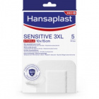 Hansaplast Sensitive laastari 3XL (10 x 15cm) 5 kpl