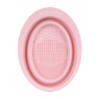 Brushworks Silicone Makeup Brush Cleaning Bowl 