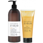 Ziaja Baltic Home Spa Fit kosteuttava vartaloseerumi 400 ml + mikrokuorinta 190 ml