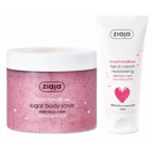 Ziaja Vaahtokarkki vartalokuorinta 300 ml + käsivoide 50 ml setti