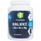 Terveyskaistan Kalkki+D3+K2+MG, 90 tabl